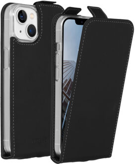 Accezz Flipcase voor Apple iPhone 14 Telefoonhoesje Zwart