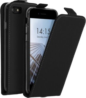 Accezz Flipcase voor Apple iPhone SE (2022 / 2020) / 8 / 7 Telefoonhoesje Zwart