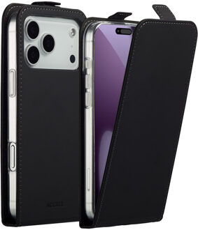Accezz Flipcase voor de Apple iPhone 17 Pro Max - Zwart