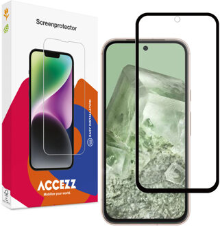 Accezz Gehard Glas Full Cover Screenprotector voor de Google Pixel 8a Transparant