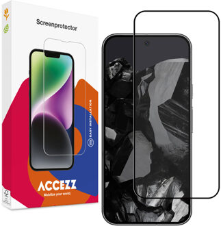 Accezz Gehard Glas Full Cover Screenprotector voor de Google Pixel 9 Pro XL / 10 Pro XL Transparant