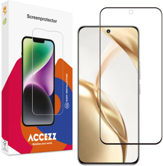 Accezz Gehard Glas Full Cover Screenprotector voor de Honor 200 Transparant