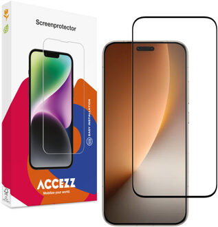 Accezz Gehard Glas Full Cover Screenprotector voor de Honor Magic8 Pro Transparant