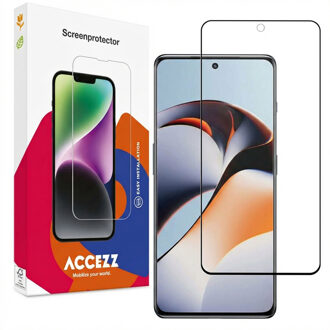 Accezz Gehard Glas Full Cover Screenprotector voor de OnePlus 12R Transparant