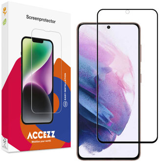 Accezz Gehard Glas Full Cover Screenprotector voor de Samsung Galaxy S22 Plus / S23 Plus Transparant