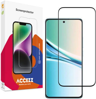 Accezz Gehard Glas Full Cover Screenprotector voor de Xiaomi Redmi Note 15 (4G) Transparant