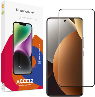 Accezz Gehard Glas Full Cover Screenprotector voor de Xiaomi Redmi Note 15 Pro (4G) Transparant