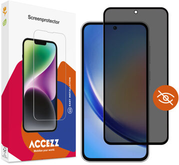 Accezz Gehard Glas Privacy Screenprotector voor de Samsung Galaxy A35 / A55 - Transparant