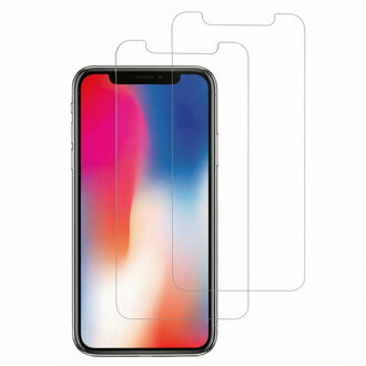 Accezz Gehard Glas Screenprotector 2-pack voor de Apple iPhone 11 Pro / Xs / X Transparant