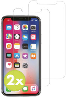 Accezz Gehard Glas Screenprotector 2-pack voor de Apple iPhone 11 Pro / Xs / X Transparant