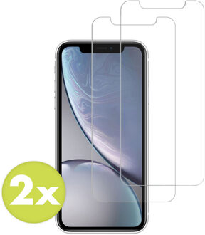 Accezz Gehard Glas Screenprotector 2-pack voor de Apple iPhone 12 (Pro) / 11 / XR Transparant