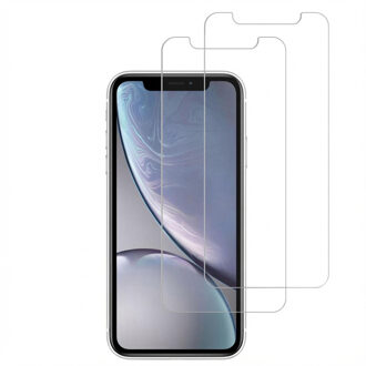 Accezz Gehard Glas Screenprotector 2-pack voor de Apple iPhone 12 (Pro) / 11 / XR Transparant