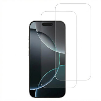 Accezz Gehard Glas Screenprotector 2-pack voor de Apple iPhone Air Transparant