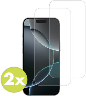 Accezz Gehard Glas Screenprotector 2-pack voor de Apple iPhone Air Transparant