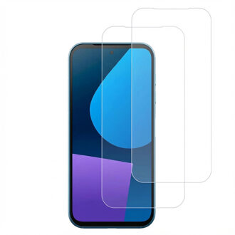 Accezz Gehard Glas Screenprotector 2-pack voor de Fairphone 5 Transparant