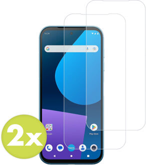 Accezz Gehard Glas Screenprotector 2-pack voor de Fairphone 5 Transparant