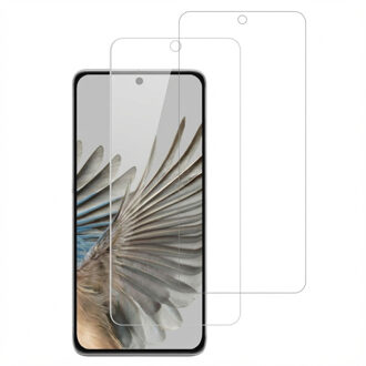 Accezz Gehard Glas Screenprotector 2-pack voor de Google Pixel 8 Transparant