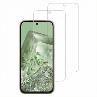 Accezz Gehard Glas Screenprotector 2-pack voor de Google Pixel 8a Transparant