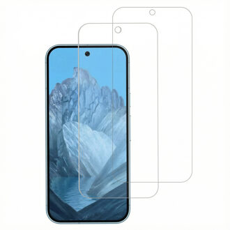 Accezz Gehard Glas Screenprotector 2-pack voor de Google Pixel 9 / 9 Pro / 10 / 10 Pro Transparant