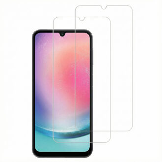 Accezz Gehard Glas Screenprotector 2-pack voor de Samsung Galaxy A25 (5G) Transparant