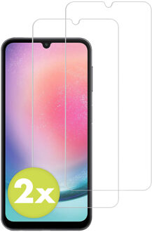 Accezz Gehard Glas Screenprotector 2-pack voor de Samsung Galaxy A25 (5G) Transparant