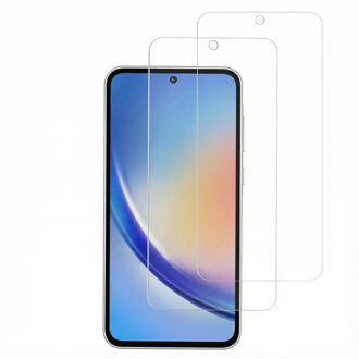 Accezz Gehard Glas Screenprotector 2-pack voor de Samsung Galaxy A35 / A55 Transparant
