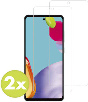 Accezz Gehard Glas Screenprotector 2-pack voor de Samsung Galaxy A52(s) (5G/4G) / A53 Transparant