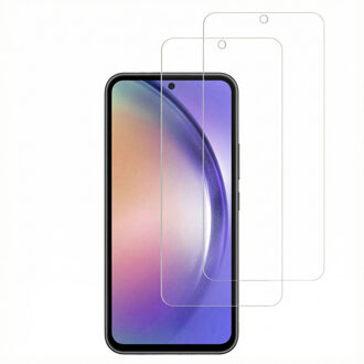 Accezz Gehard Glas Screenprotector 2-pack voor de Samsung Galaxy A54 (5G) / S23 FE Transparant
