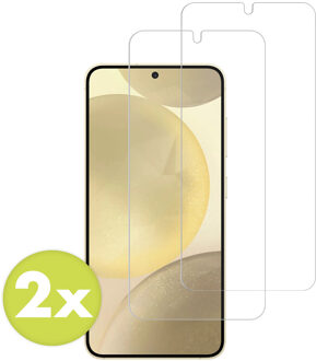 Accezz Gehard Glas Screenprotector 2-pack voor de Samsung Galaxy S24 Plus / S25 Plus Transparant