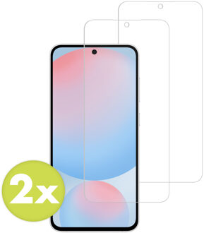 Accezz Gehard Glas Screenprotector 2-pack voor de Samsung Galaxy S25 FE Transparant
