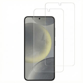Accezz Gehard Glas Screenprotector 2-pack voor de Samsung Galaxy S25 / S24 Transparant