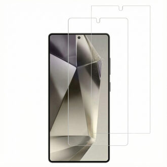 Accezz Gehard Glas Screenprotector 2-pack voor de Samsung Galaxy S25 Ultra Transparant