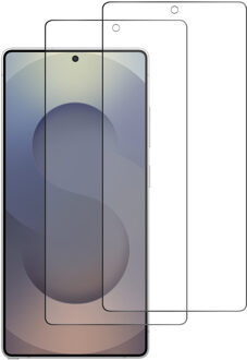 Accezz Gehard Glas Screenprotector 2-pack voor de Samsung Galaxy S26 Transparant