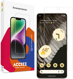 Accezz Gehard Glas Screenprotector Google Pixel 8 Pro Smartphone screenprotector Transparant
