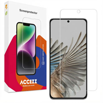 Accezz Gehard Glas Screenprotector Google Pixel 8 Smartphone screenprotector Transparant