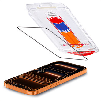 Accezz Gehard Glas Screenprotector met Applicator - 2-pack voor de Apple iPhone 17 Pro Max Transparant