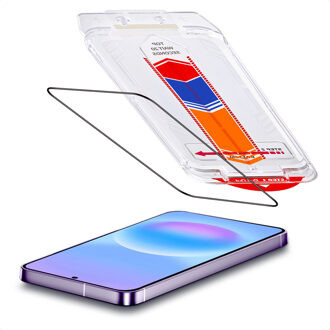 Accezz Gehard Glas Screenprotector met Applicator - 2-pack voor de Samsung Galaxy A57 (5G) Transparant