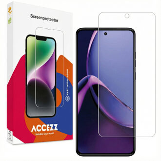 Accezz Gehard Glas Screenprotector Motorola Moto G84 Smartphone screenprotector Transparant