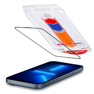 Accezz Gehard Glas Screenprotector + Applicator voor de Apple iPhone 13 Pro Max / 14 Plus Transparant