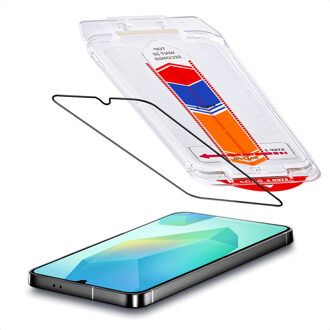 Accezz Gehard Glas Screenprotector + Applicator voor de Samsung Galaxy A16 (4G/5G) / A17 (4G/5G) Transparant