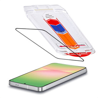 Accezz Gehard Glas Screenprotector + Applicator voor de Samsung Galaxy A56 Transparant