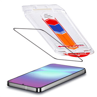 Accezz Gehard Glas Screenprotector + Applicator voor de Samsung Galaxy A57 (5G) Transparant