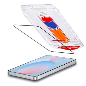 Accezz Gehard Glas Screenprotector + Applicator voor de Samsung Galaxy S24 FE Transparant