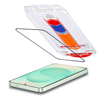Accezz Gehard Glas Screenprotector + Applicator voor de Samsung Galaxy S24 Plus / S25 Plus Transparant