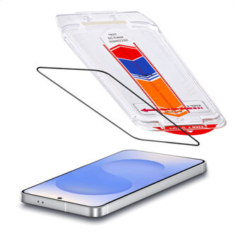 Accezz Gehard Glas Screenprotector + Applicator voor de Samsung Galaxy S24 / S25 Transparant