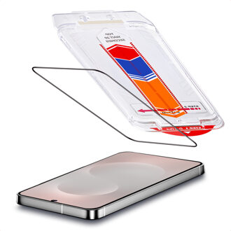 Accezz Gehard Glas Screenprotector + Applicator voor de Samsung Galaxy S26 Plus Transparant