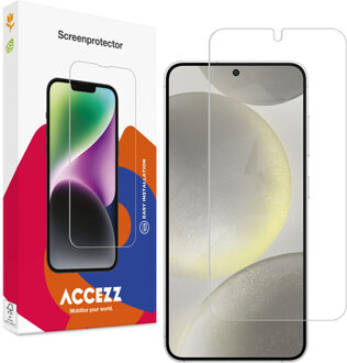 Accezz Gehard Glas Screenprotector Samsung Galaxy S24 Smartphone screenprotector Transparant