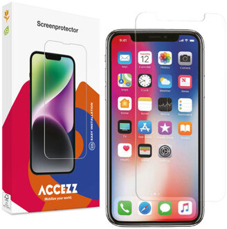 Accezz Gehard Glas Screenprotector voor de Apple iPhone 11 Pro / Xs / X Transparant