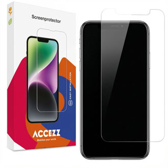 Accezz Gehard Glas Screenprotector voor de Apple iPhone 11 Pro / Xs / X Transparant