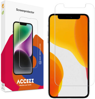 Accezz Gehard Glas Screenprotector voor de Apple iPhone 12 Mini Transparant